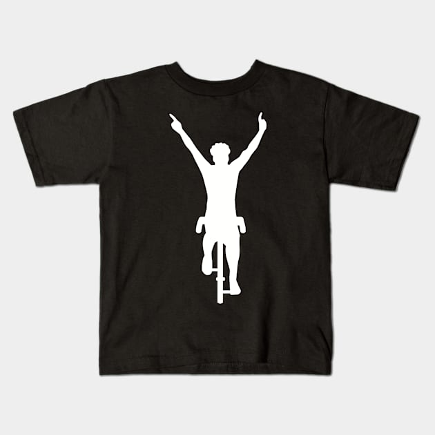 Cyclist winner Kids T-Shirt by Designzz